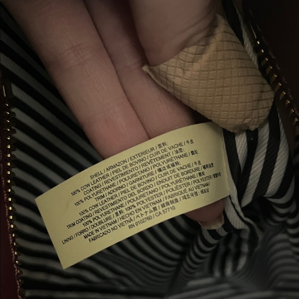 Kate Spade Purple Leather Tote Bag - Picture 6 of 8